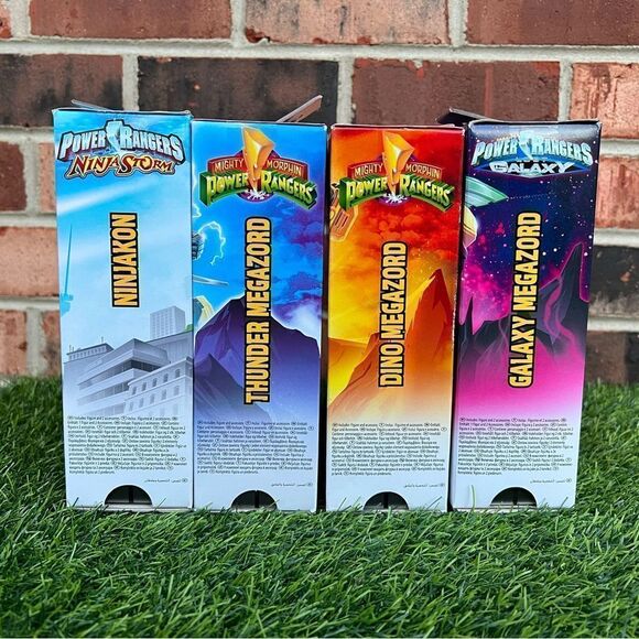 Mighty Morphin Power Rangers Dino Thunder Galaxy Megazord & Ninjakon VHS Style - Picture 5 of 5